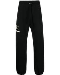 Amiri - Logo-Engraved Cotton Track Trousers - Lyst