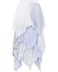 Moschino - Layered Midi Skirt - Lyst