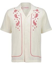 Orlebar Brown - Maitan Embroidery Shirt - Lyst