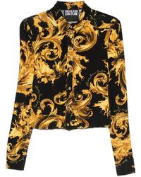 Versace Jeans Couture - Barocco-Print Shirt - Lyst