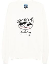 SPORT b. by agnès b. - Ski Dino Christmas Sweater - Lyst