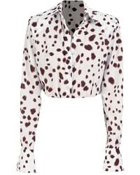 ROWEN ROSE - Chemise À Motif Dalmatien - Lyst