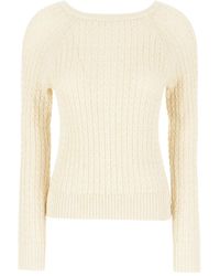 Ballantyne - Cable-Knit Raglan-Sleeve Sweater - Lyst