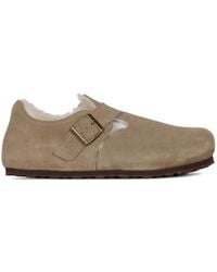Birkenstock - London Buckle-Fastening Shearling-Lined Loafers - Lyst