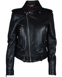Philipp Plein - Asymmetrical Leather Perfecto Jacket - Lyst
