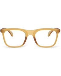 Moncler - Sonnenbrille Mit Eckigem Gestell - Lyst