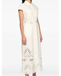 green emerald velvet dress Anika Embroidered Dress | Butter Yellow | Floral Cotton main image 0