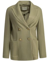 Circolo 1901 - Double-Breasted Peak-Lapel Blazer - Lyst
