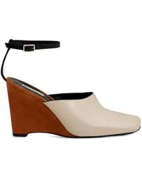 Ami Paris - 85Mm Wedge Mules - Lyst