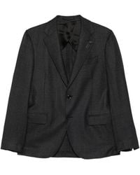 Lardini - Checked-Pattern Wool Suit - Lyst