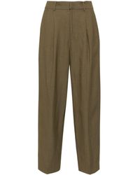 PT Torino - Pleated Tapered Trousers - Lyst
