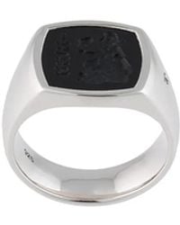Tom Wood - Sterling Athena Cushion Onyx Ring - Lyst