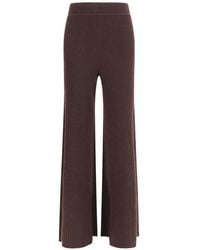 Loro Piana - Camino Ribbed-Knit Trousers - Lyst