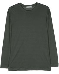 Lemaire - Zijden T-shirt Met Vlakken - Lyst