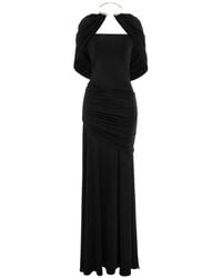 V:PM ATELIER - Rogue Draped Ruched Maxi Dress - Lyst