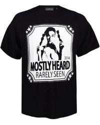 Mostly Heard Rarely Seen - Graphic-Print Cotton T-Shirt - Lyst
