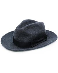 Etro Sombrero estilo fedora - Gris