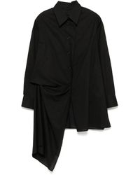 Yohji Yamamoto - Cotton Asymmetric Shirt - Lyst