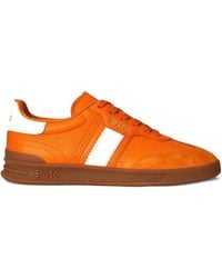 Polo Ralph Lauren - Heritage Aera Suede Leather Sneakers - Lyst