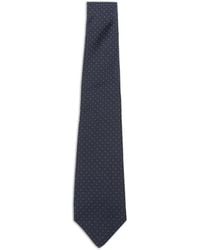 Kiton - Cravate À Motif De Chevrons Et Pois - Lyst