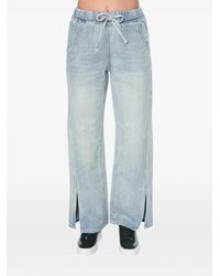 One Teaspoon - Roadhouse Drawstring Wide-Leg Jeans - Lyst