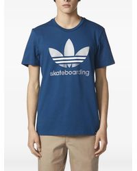 adidas - Trefoil Clima 3.0 Logo-Print T-Shirt - Lyst
