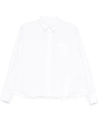 Sacai - Button-Up Poplin Shirt - Lyst