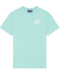 Vilebrequin - Turtle-Embroidery Crew-Neck T-Shirt - Lyst