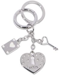 Lancel - Crush Crystal-Embellished Keyring - Lyst