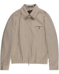 Montedoro - Primo Zip-Up Wool Bomber Jacket - Lyst