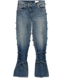 McQueen - Straight-Leg Jeans - Lyst