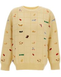 Bode - Zoologist Embroidered Sweater - Lyst