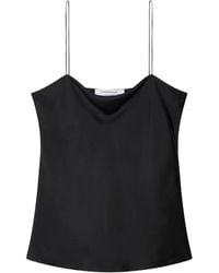 Another Tomorrow - Slip-On Silk Top - Lyst