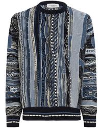 Laneus - Pullover Mit Jacquard-Strick - Lyst