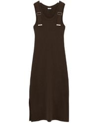 Loewe - Cotton Long Dress - Lyst