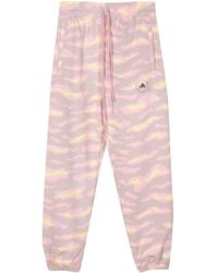 adidas By Stella McCartney - Camouflage-pattern Logo-print Track Pants - Lyst