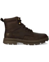 Caterpillar - Botas Practicioner de piel con cordones - Lyst