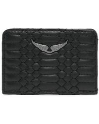 Zadig & Voltaire - Portemonnaie Mit Logo-Schild - Lyst