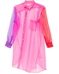 Comme des Garçons - カラーブロック シャツ - Lyst
