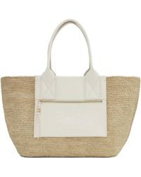 Ganni - Shopper Raffia - Lyst
