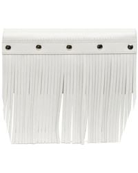 Comme des Garçons - Stud-Embellished Fringed Leather Wallet - Lyst