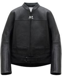Courreges - Scuba レザージャケット - Lyst