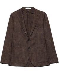 Tagliatore - Mélange-Effect Blazer - Lyst