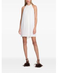 Axel 113 - Thea Knotted-Back Halterneck Shift Mini Dress - Lyst