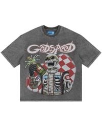 Godspeed - Winners Graphic-Print Washed T-Shirt - Lyst