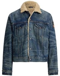 Polo Ralph Lauren - Fleece-Lined Denim Trucker Jacket - Lyst