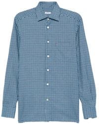Kiton - Long-sleeve Checked Shirt - Lyst