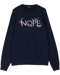 Undercover - Sweatshirt mit "Nope"-Print - Lyst