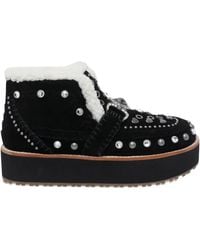 Kurt Geiger - Mansion Cosy Studded Boots - Lyst