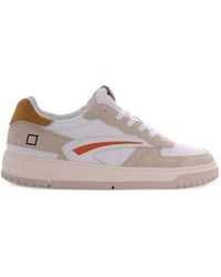 Date - Torneo Perforated-Detail Sneakers - Lyst